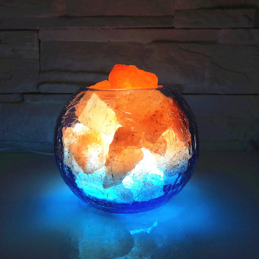 Crystal Salt Lamp with Negative Ion & Adjustable Brightness

