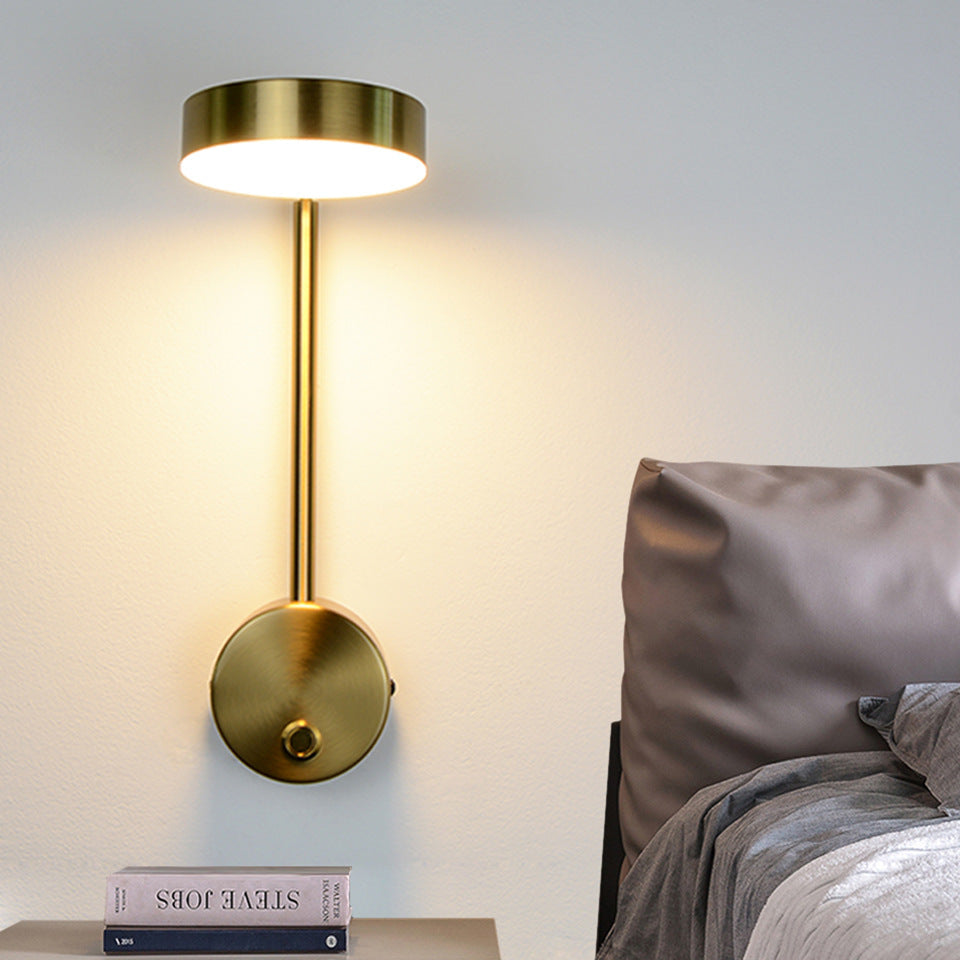 Rotary Key Wall Lamp | Stylish Acrylic Bedside Light

