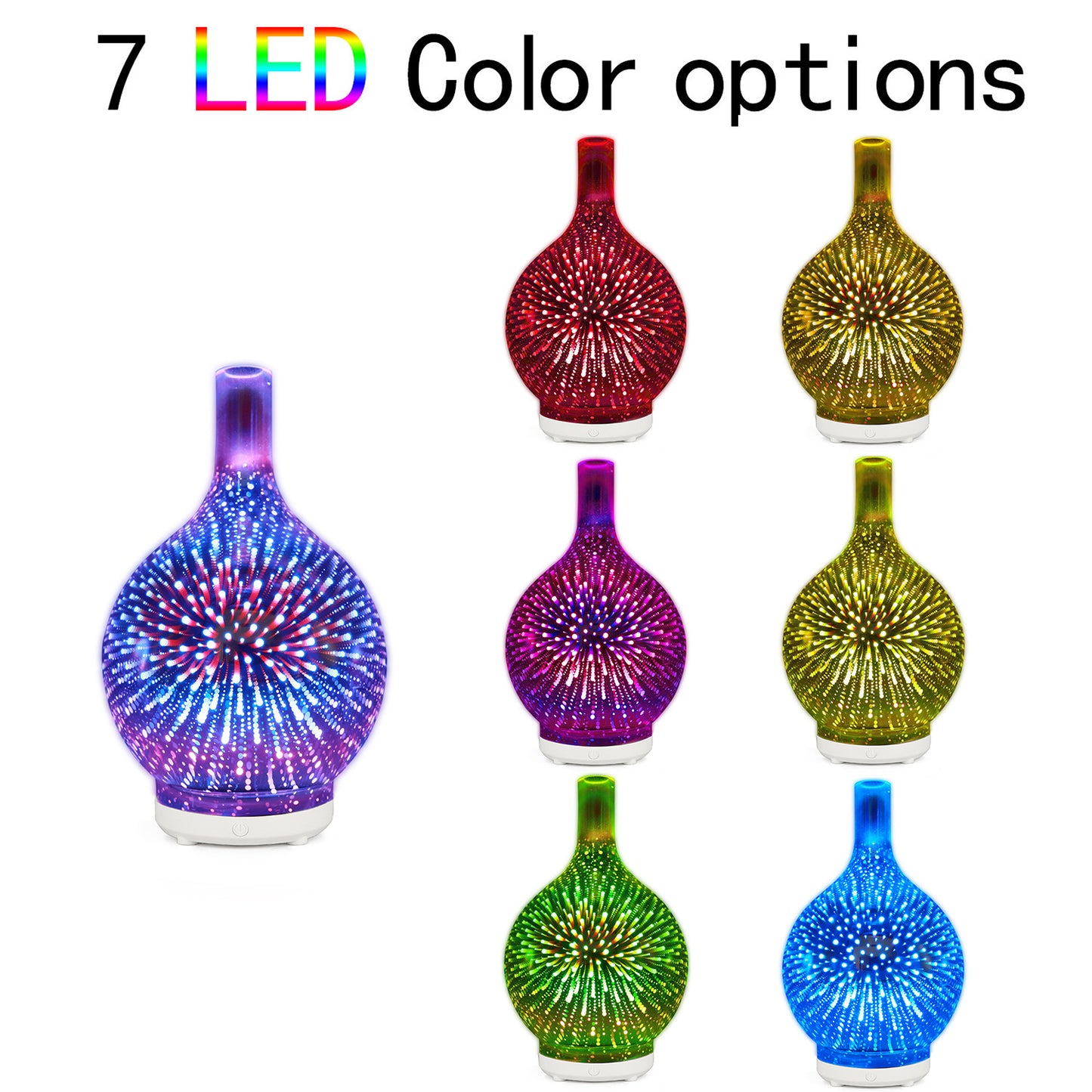 Colorful Vase Humidifier | Aromatherapy, AC Powered

