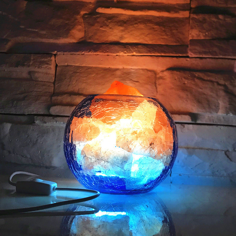 Crystal Salt Lamp with Negative Ion & Adjustable Brightness

