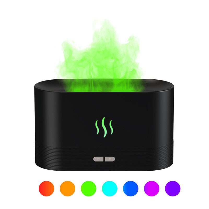 Aroma Diffuser with Flame Light & Auto-Off | Spa & Home Use

