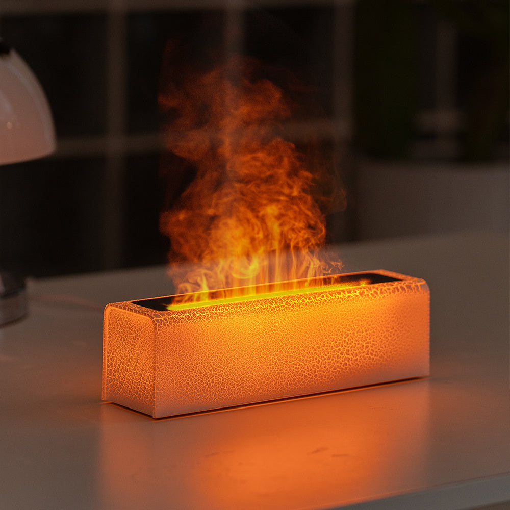 Colorful Flame Aromatherapy Humidifier - USB Plug-in

