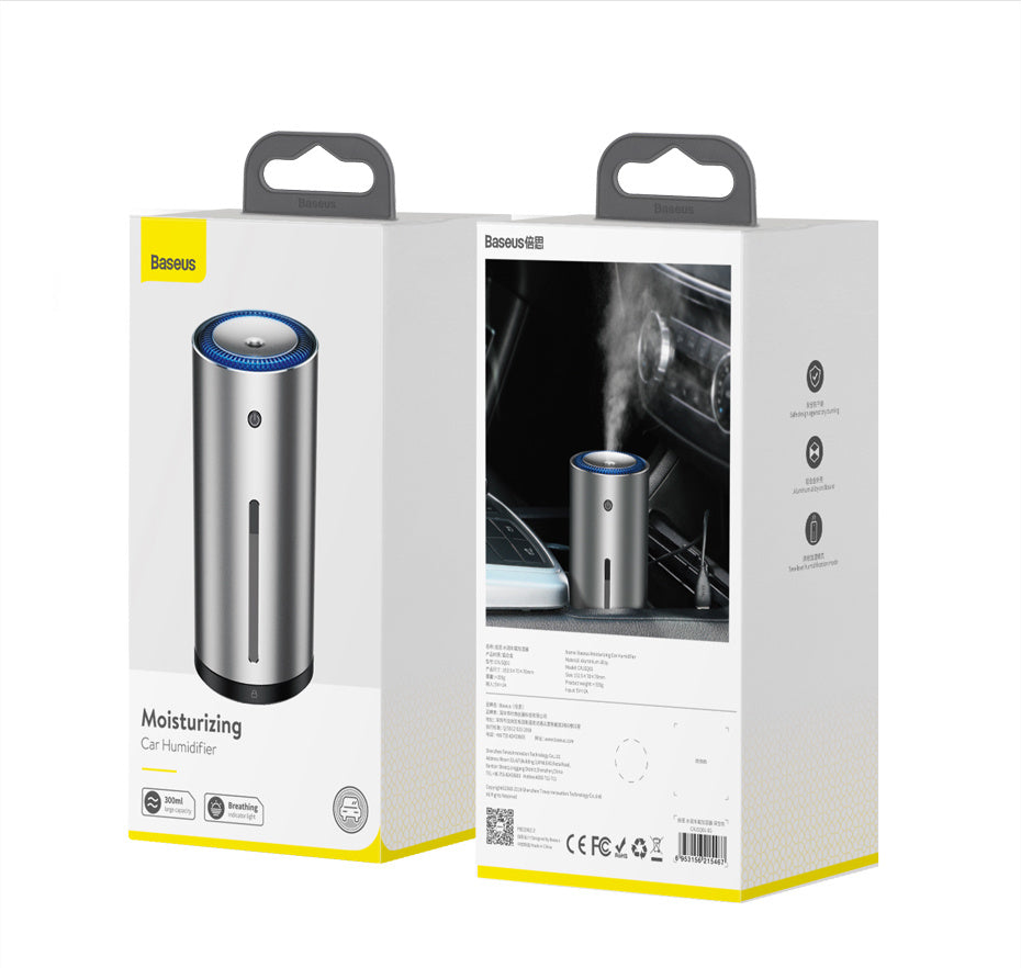 Baseus Car Humidifier - USB & Nano Spray - LED Lamp

