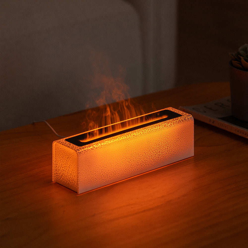 Colorful Flame Aromatherapy Humidifier - USB Plug-in

