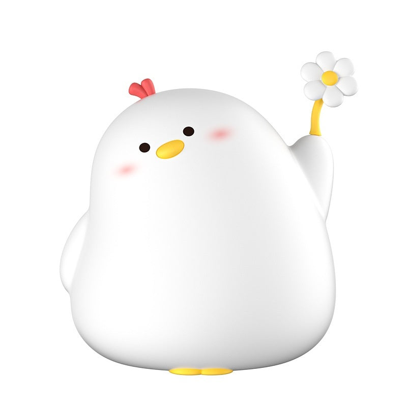 Cute Chicken Night Light | Silicone Atmosphere Lamp

