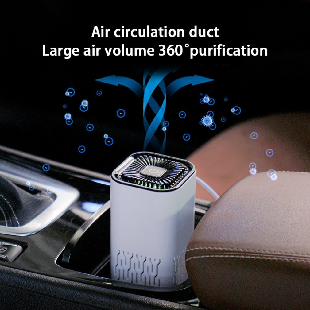 Portable Car Air Purifier with Negative Ion Generator

