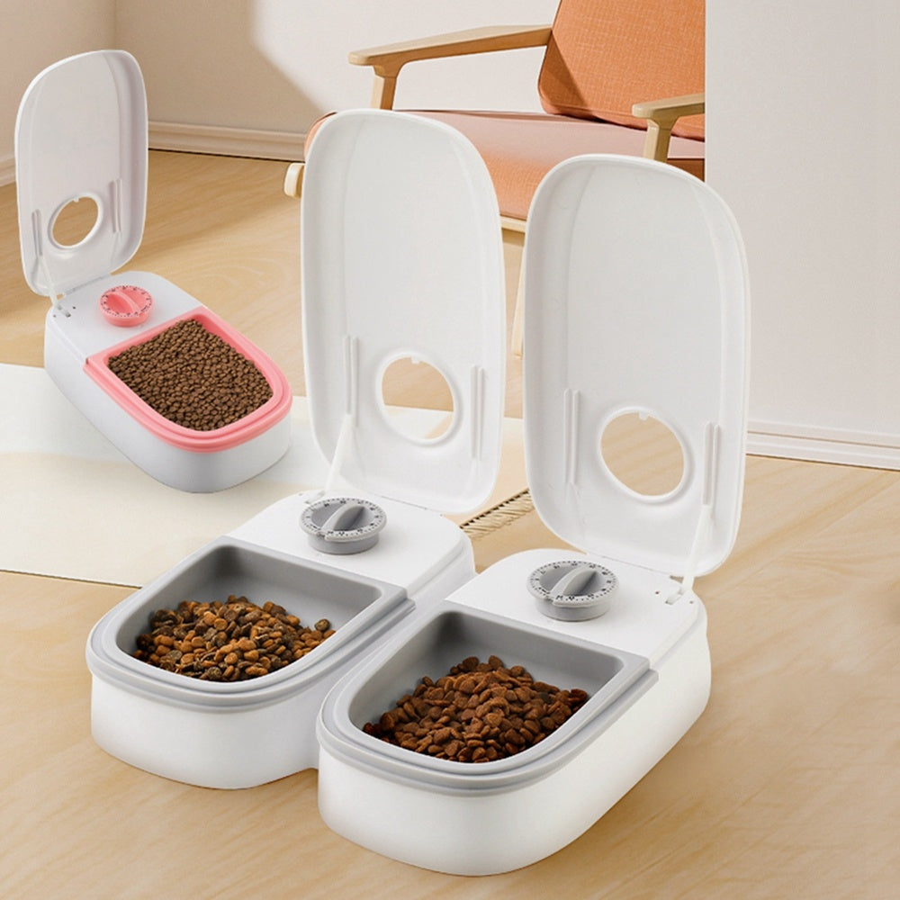 Automatic Pet Feeder & Water Dispenser - Smart and Stainless Steel