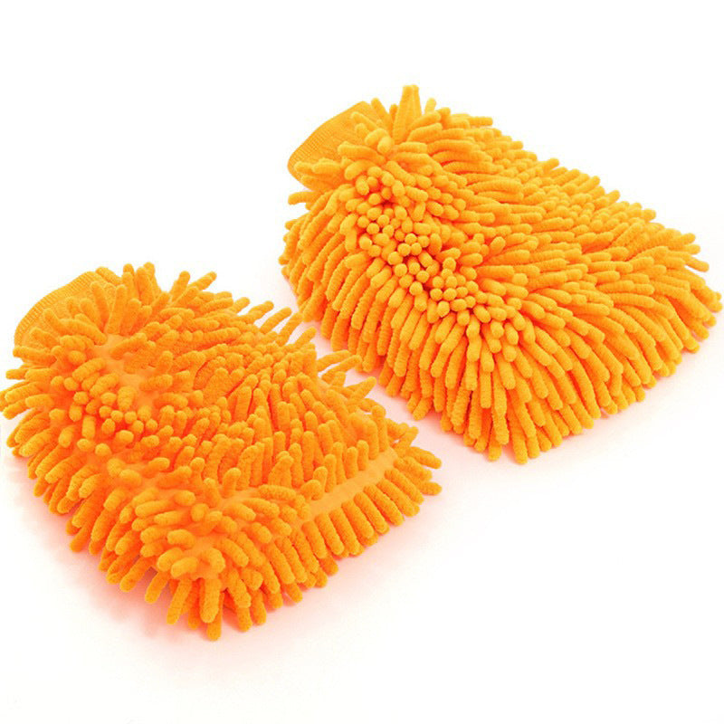 Double-Sided Car Washing Gloves | Versatile Cleaning Tool

