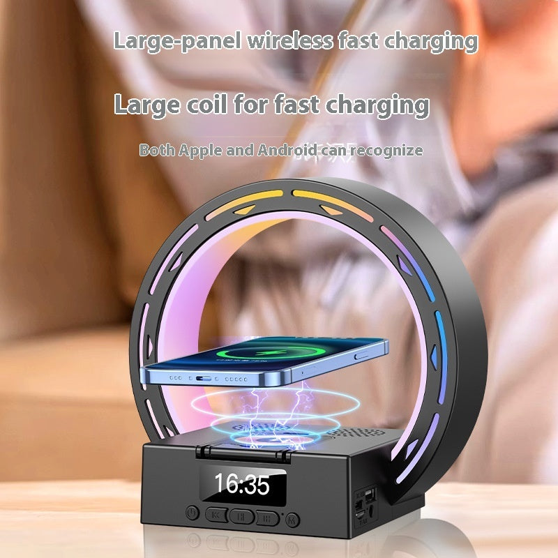 4-in-1 Bluetooth Speaker, Lamp & Wireless Charger

