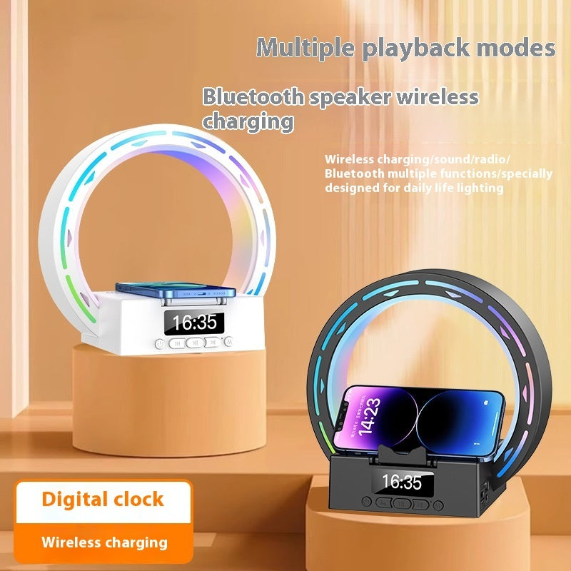 4-in-1 Bluetooth Speaker, Lamp & Wireless Charger

