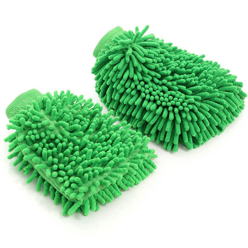 Double-Sided Car Washing Gloves | Versatile Cleaning Tool

