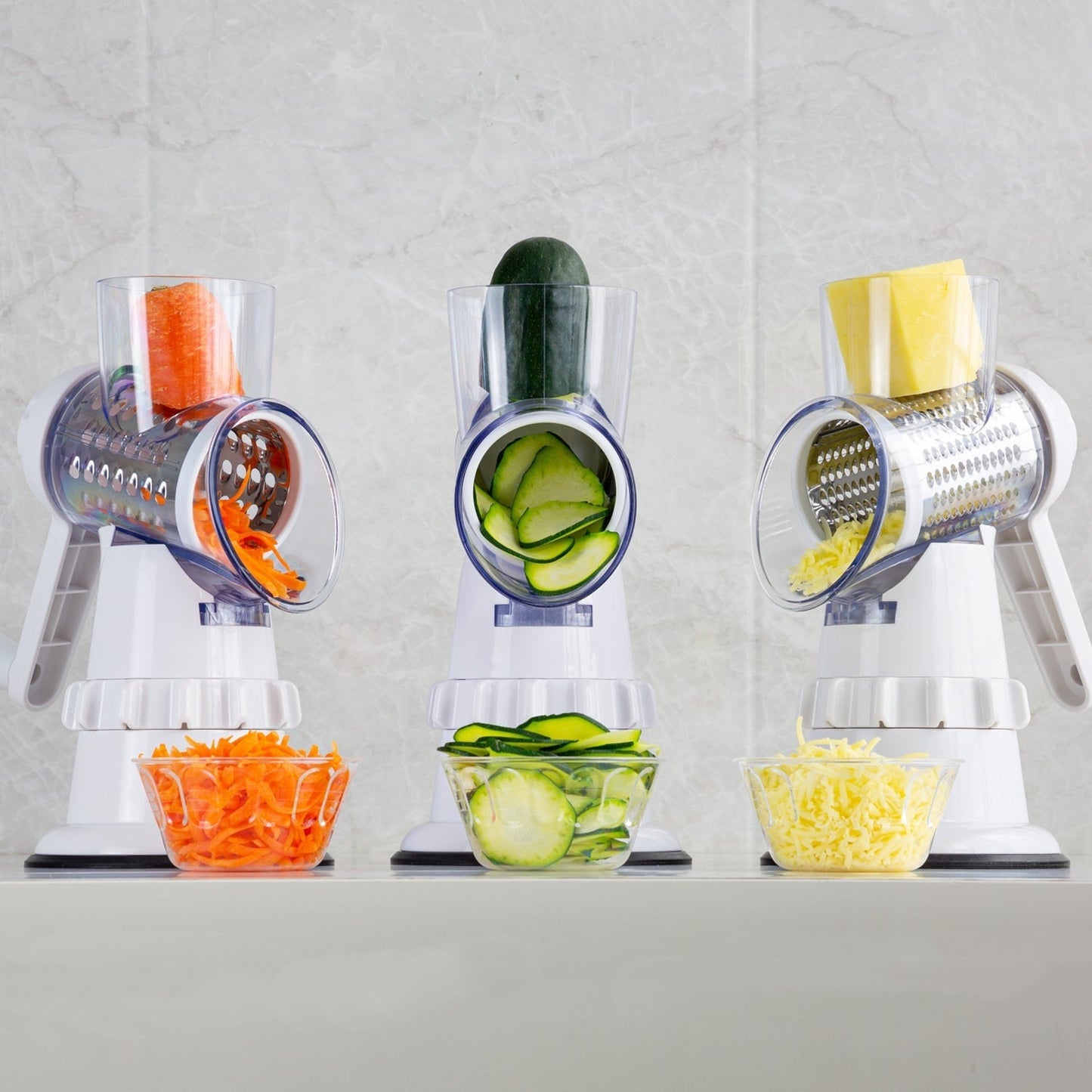 3-in-1 Vegetable Slicer & Grater | Kitchen Essentials

